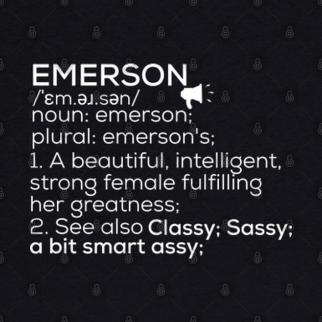 Emerson Name Emerson Definition Emerson Female Name Emerson Meaning by TeeLogic